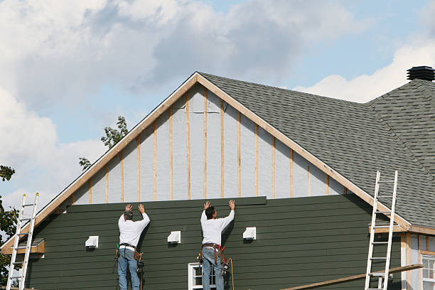 Professional Emergency Siding Repair technician working in Stoystown, PA